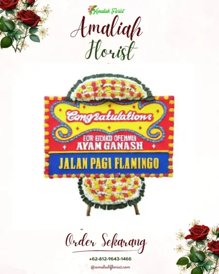 Sewa Papan Bunga Dedai